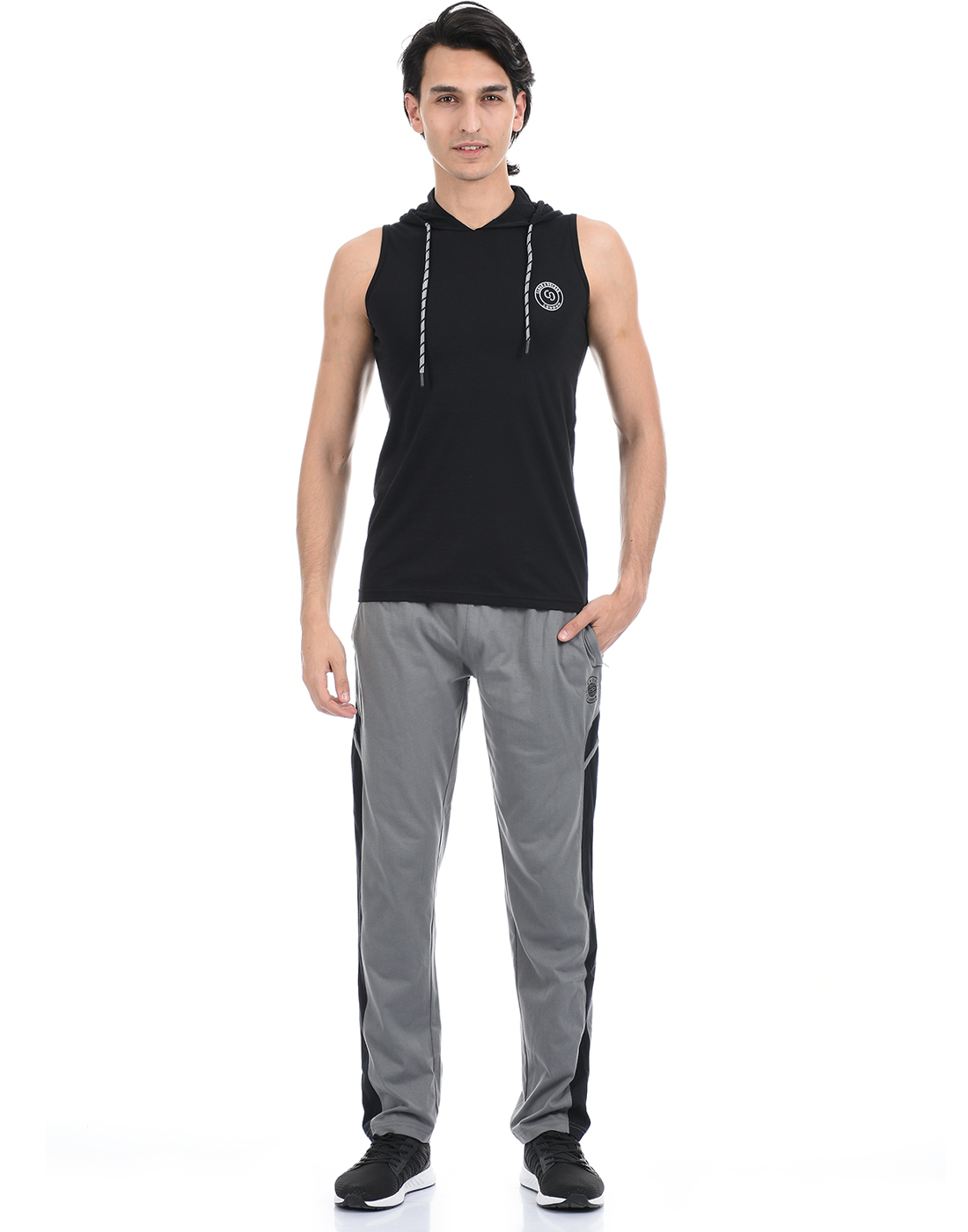 Cloak & Decker by Monte Carlo Men Grey Track Pants